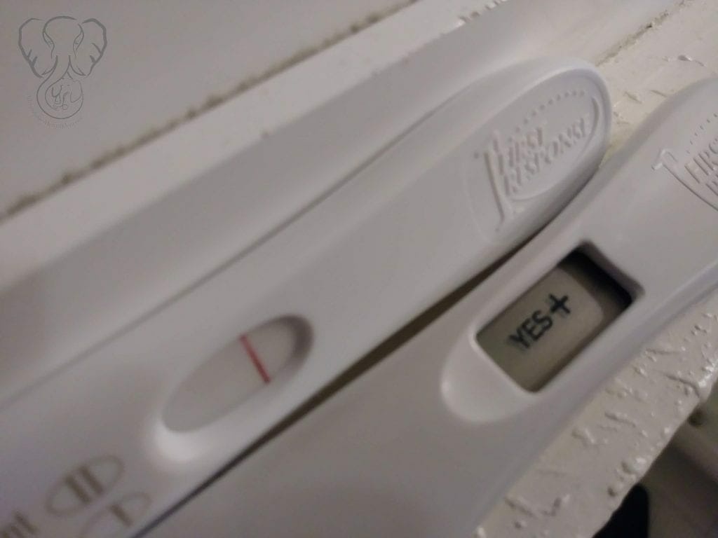 Positive pregnancy test (Miranda Hernandez)