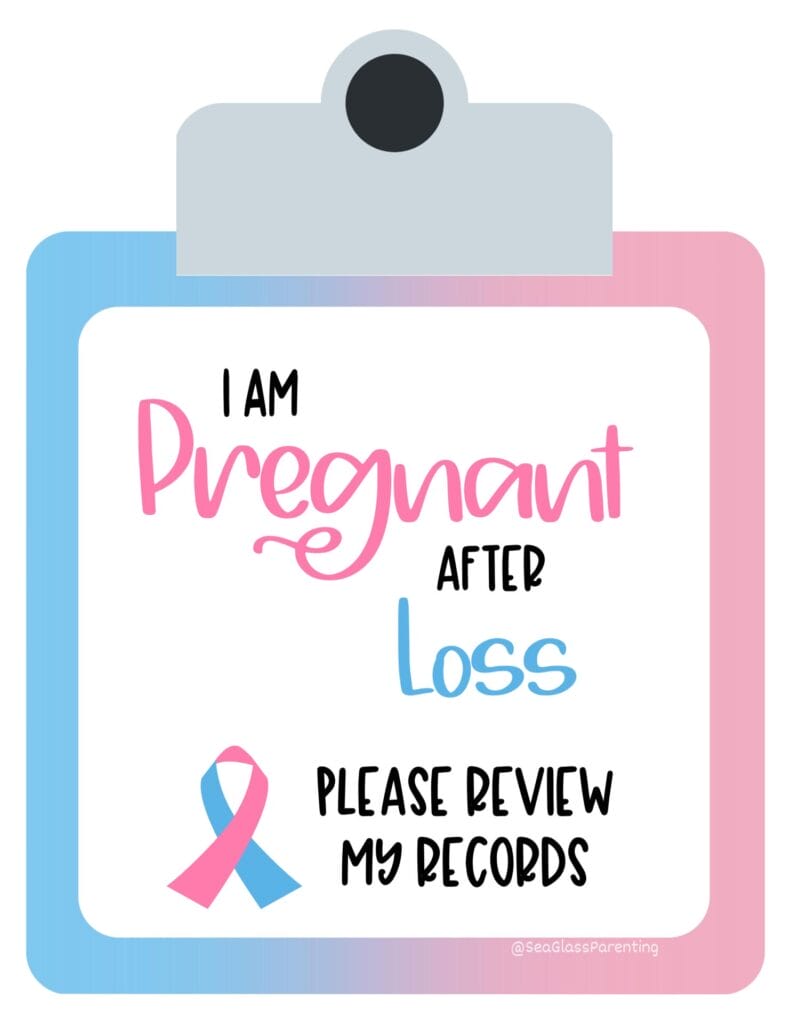 I am Pregnant after Loss. Please review my records.